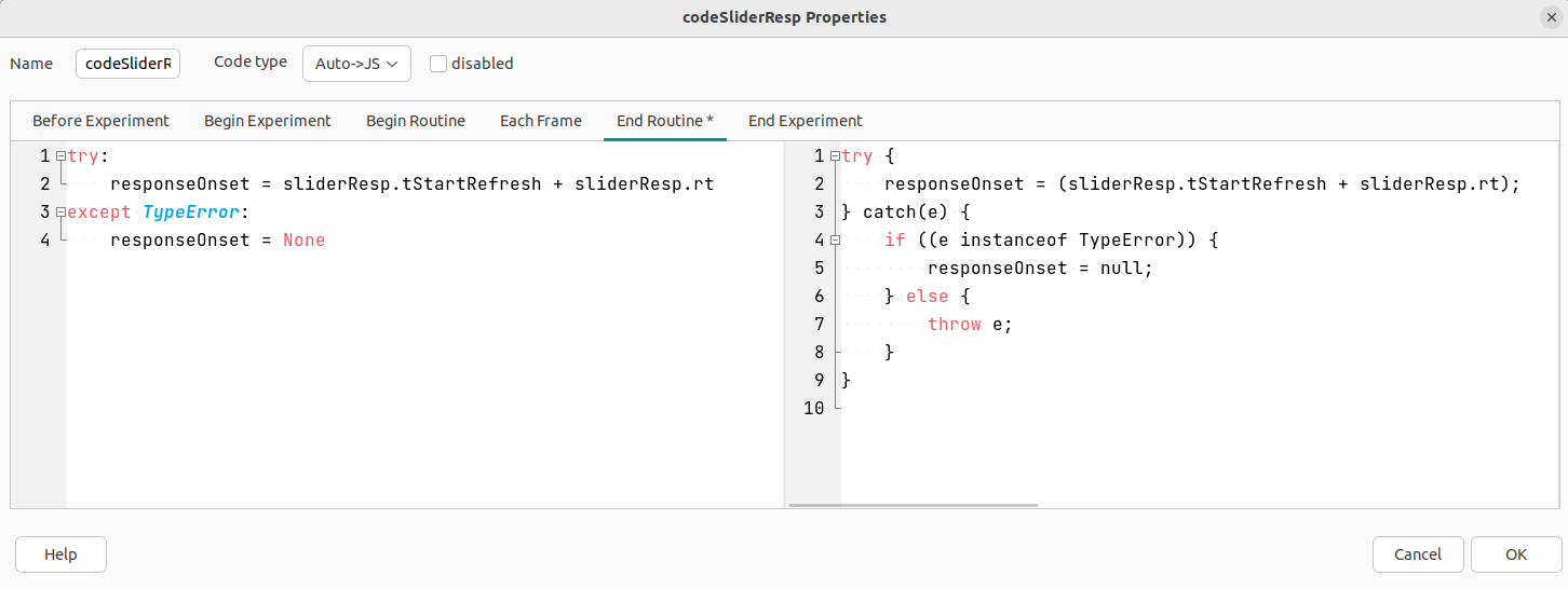 code component